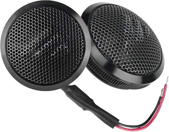 PRV AUDIO TW100SD-4 Soft Dome Tweeter Pair, 28 mm Dome, 4 Ohm, Sleek Flush Mount Design, Lightweight, Neodymium Magnets, Mounting Bracket Included (Pair)