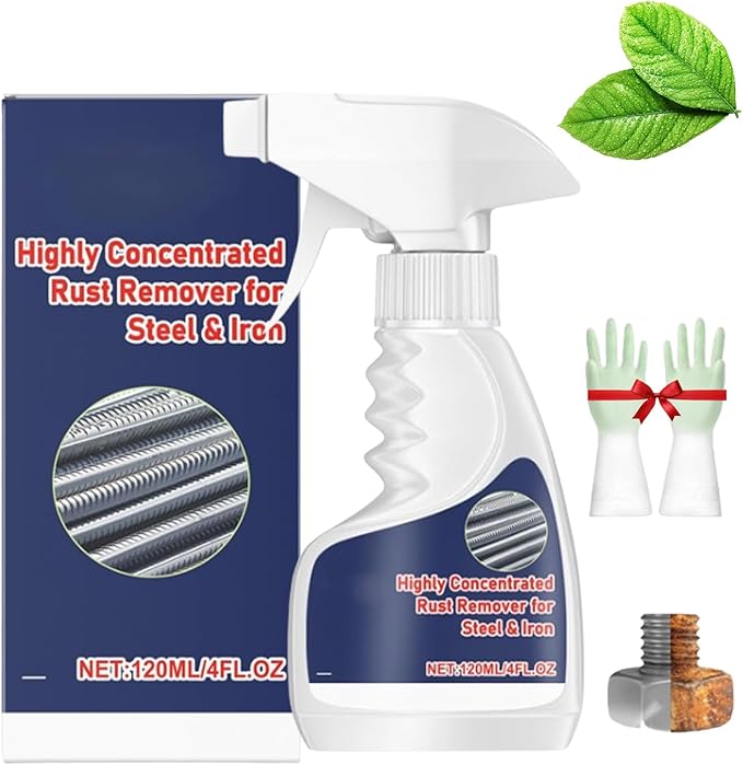 2027 Upgrade Steel Rust Remover, Rust Remover Spray For Metal (*1)