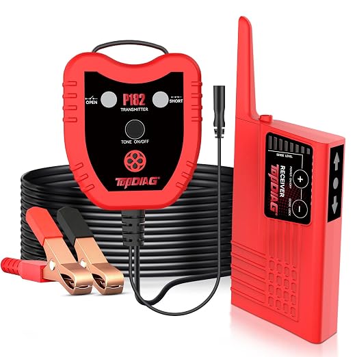 Wire Tracer Electrical Automotive Short Circuit Finder, Short Open Circuit Finder, Circuit Tracer for Shorts and Opens, Circuit Breaker Finder Tool, P182