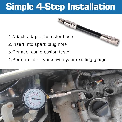 12mm Compression Tester Adapter for Ford 4.6 5.4 6.8L 2008+