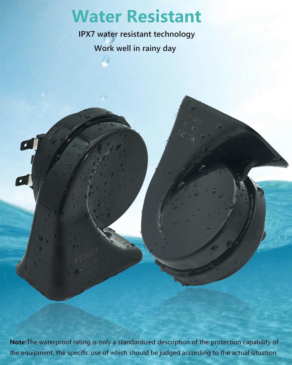 Car Horn Kit for Honda Acura, 12V Loud Waterproof Auto Horn,High Low Dual Tone 126 Decibel, Replacement for Honda