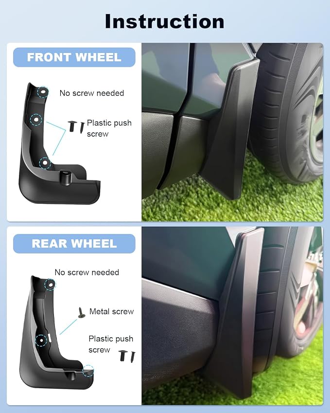BIXUAN 2026 RAV 4 Door Splash Guards for 2026 Toyota RAV 4 (6th Gen), TPE Interior Door Panel Protector & Organizer, Waterproof & Anti-Rattle Door Pocket Liner, Custom Fit 2026 RAV 4 Accessories
