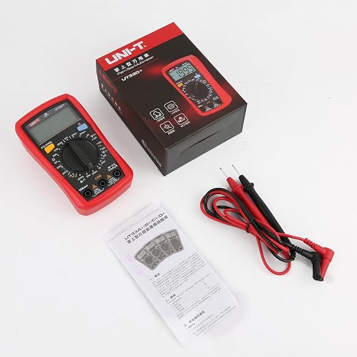 UNI-T UT33D+ Palm Size LCD Pocket Digital Tester Meter Multimeter