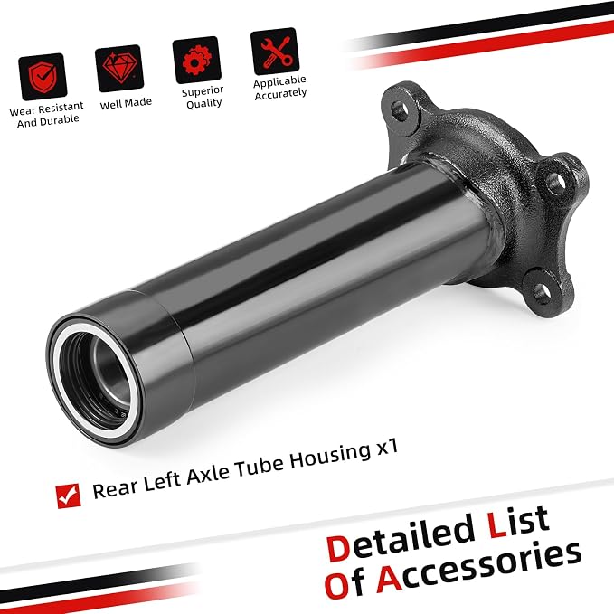 For Honda Rancher 420 500 TRX420 TRX500 FA/FE/FM/TE/TM 2014-2024 Rear Left Axle Tube Housing 52300-HR3-W50 52300-HR3-W50