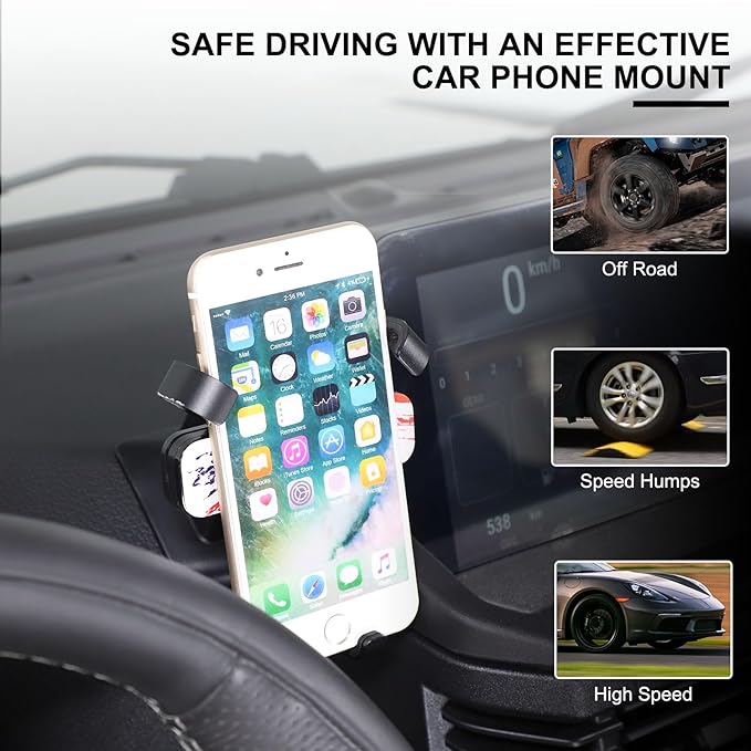 Car Mobile Phone Holder The Navigation Screen Compatible with Ineos Grenadier 2020-2026 Adjustable 360° Central Control Phone Holder Accessories (Left,Style C)