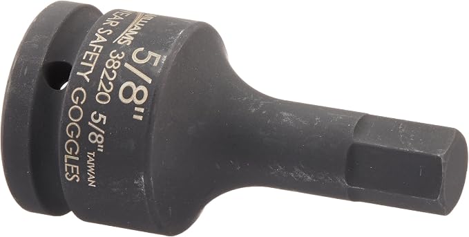 Williams JHW38220 3/4-Inch Drive Impact Hex Socket, 5/8-Inch