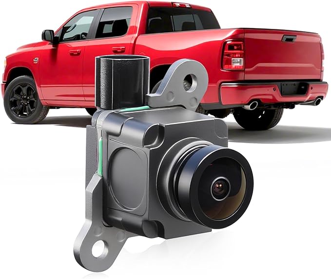 Rear View Backup Camera Compatible with 2013-2015 Dodge Ram 1500, 13-15 Ram 2500, 13-15 Ram 3500, 13-17 Viper Replace 56038978AL, 56038978AK, 56038978AJ, 56038978AI, 56038978AH