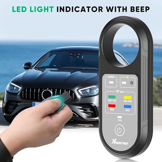 Xhorse Remote Key Frequency Tester Tool, 2024 XDRT20 Remote Tester 315/433/868/902Mhz Infrared Signal Detection