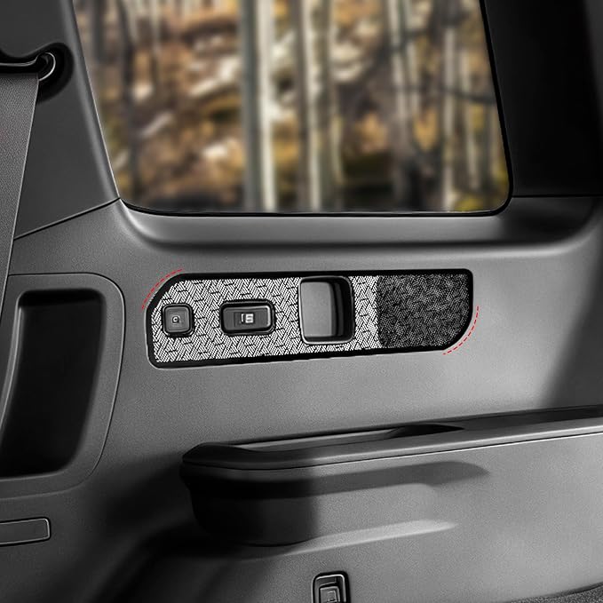 YOUTOOCAR Stainless Steel Rear Trunk Speaker Trim Cover Compatible with Kia Telluride 2026 Accessories (Black)