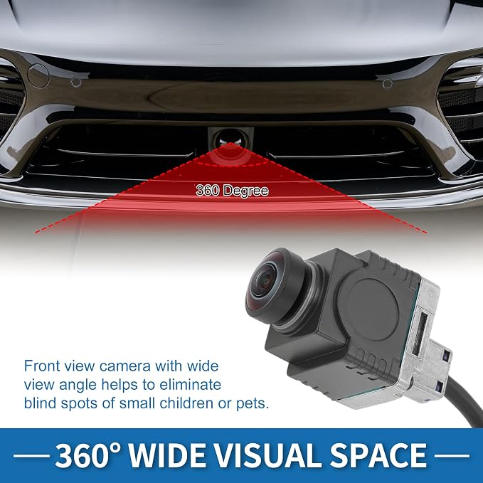 Front View Camera for Mercedes-Benz W205 W207 W166 X166 W212 W218 W156 Park Assist Camera 360° Surround Camera Replace No.A0009051103/A0009051503