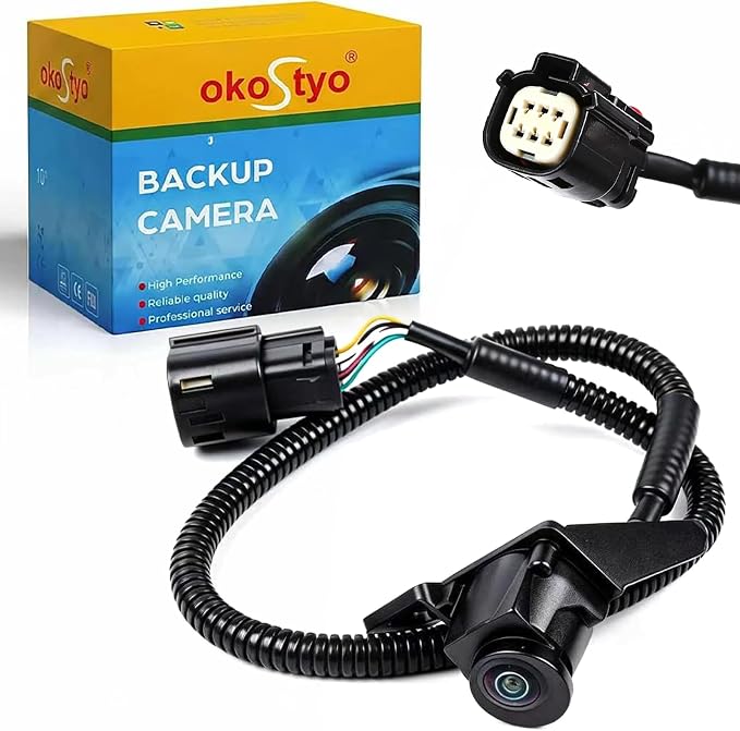 No. 9C3Z-19G490-E Rear View Backup Reverse Parking Camera/Rear View Camera | Camera Compatible with Ford Super Duty F-250 F-350 F-450 F-550 Fits 2008-2012 Park Assist Camera Rear [6 Pins]#FO1960162