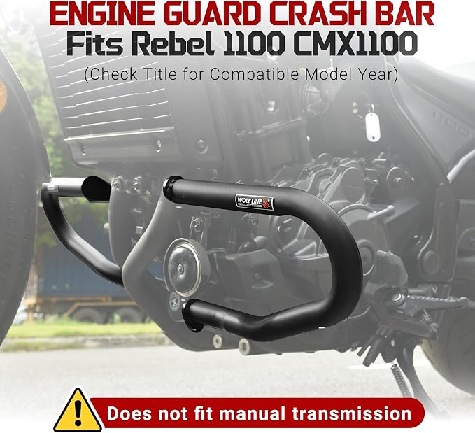 Motorcycle Engine Guard Crash Bar Stainless Steel Fit for Rebel 1100 CMX1100 2021 2022 2023 2024 2025 2026 Highway Bar Bumper Side Protection