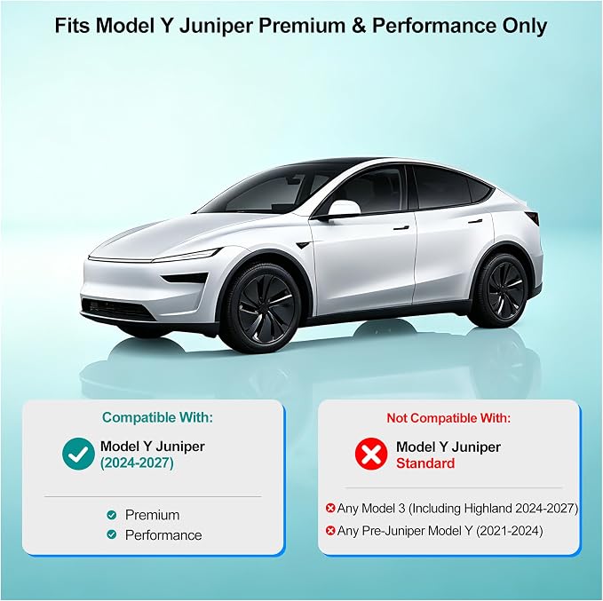 Door Pocket Liners Side Storage Box for 2025 2026 Tesla Model Y Juniper | 4PCS Front Rear Door Pocket for 2025 2026 Model Y Juniper Accessories TPE Waterproof Emergency Safety Button Design