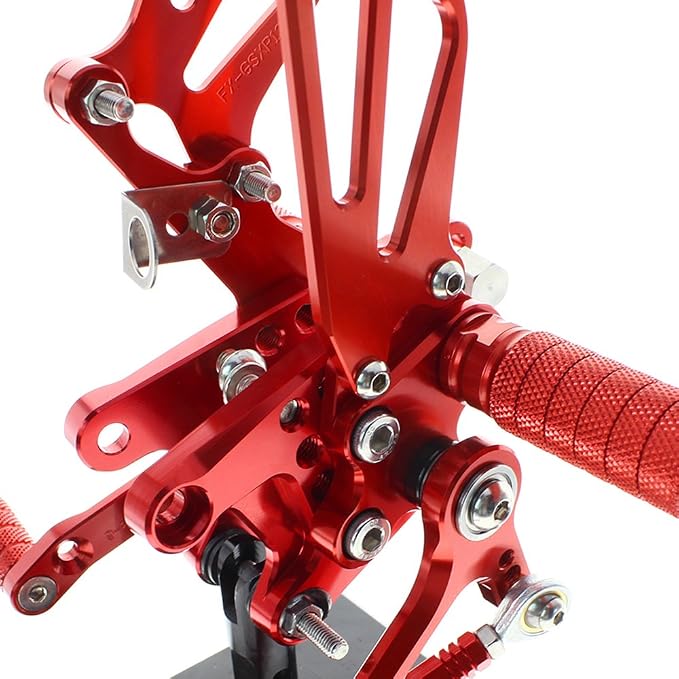 Sunrivery Motorcycle Rearsets Footpegs For GSXR750 GSX-R600 1996-2005,SV650/SV650S SV1000/S 1998-2014,GSXR1000 2000-2004