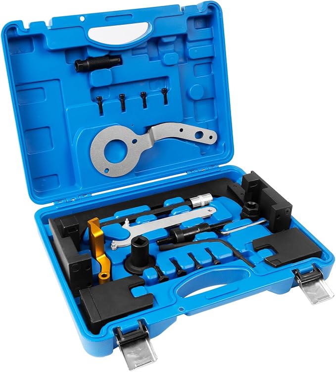 Camshaft Locking Tool Kit with T60 Socket Vanos Solenoid Valve Remover Fit for BMW B36/B37/B38/B46/B47/B48/B58 Engines, Fit for BMW Mini F-Series/G-Series Replaces 2360895 116480