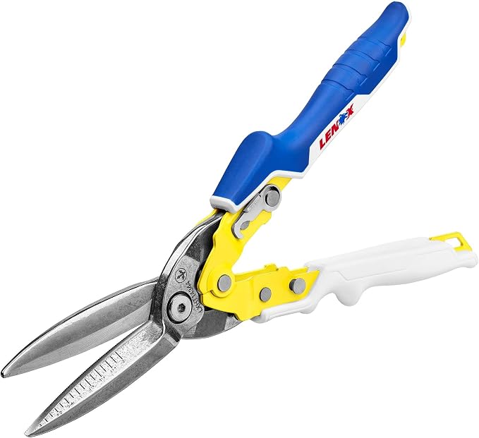 LENOX TOOLS Pliers, Long Straight Avitation Snips, With Durable Grip (LXHT14344)