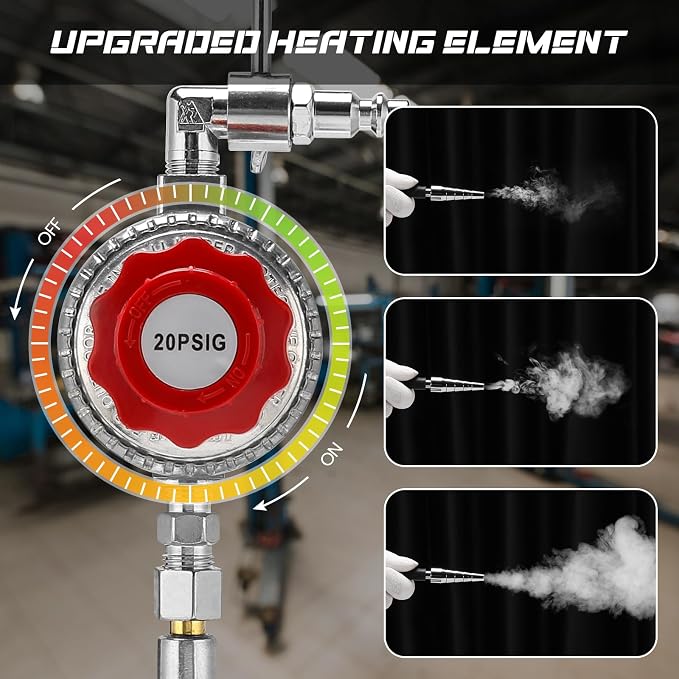 12V DC EVAP Smoke Machine Leak Detector, Haoguo Automotive Smoke Tester for Vacuum Leak Detection, Upgraded Heating Element & Universal Cone Adapter for All Vehicles and Boats