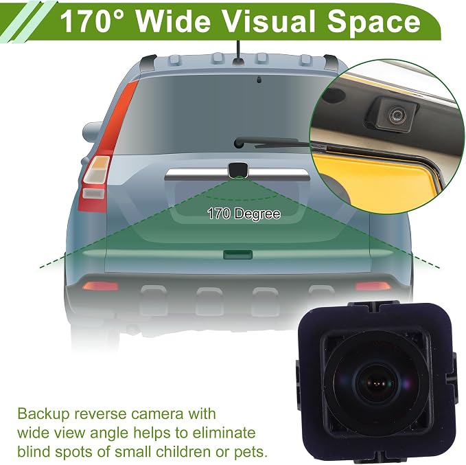 Car Park Assist Camera Rear View Backup Reverse Camera for Ford for Mustang 2015-2020 No.FR3Z-19G490-A/FR3T-19G490-AD/FR3T-19G490-AE/PAC11/590434 1 Pc