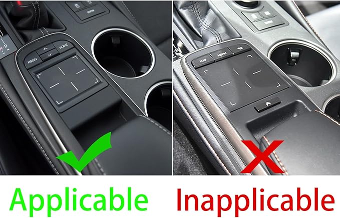 Soft Carbon Fiber Car Interior Shift Console 3/Piece Decorative Sticker for Lexus RC300 350 200T 15-24 Carbon Fiber Interior Accessories