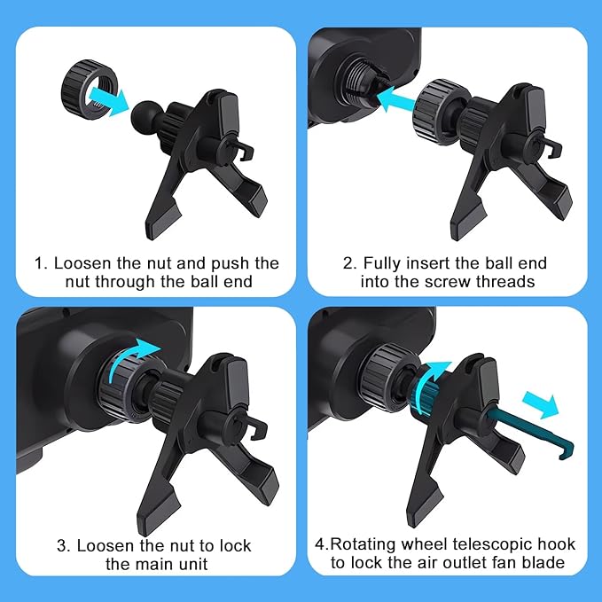High Intelligent Mobile Phone/Pad Holder,Wireless Car Charger Fast Charging Phone Holder, 2 in 1 Auto Rotating Phone Holder,Compatible with Foldable Phones. (Black)