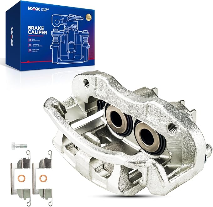 KAX Disc Brake Caliper Assembly Fit for F250 Super Duty 2000-2004, F350 Super Duty 2000-2004, Excursion 2000-2005, Rear Left Driver or Rear Right Passenger Side