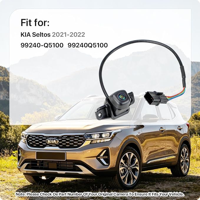 99240-Q5100 Rear View Camera Replacement for KIA Seltos 2021-2022, OE Backup Cam Replaces 99240Q5100 by GreenYi
