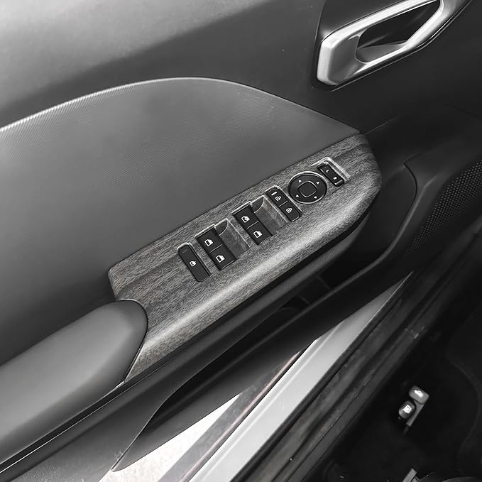 YOUTOOCAR Door Lock Switch Covers Compatible with Kia K4 2025-2026 Accessories (Wood Grain)
