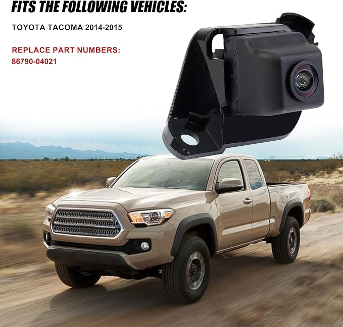 86790-04021 Rear View Backup Camera Compatible with Toyota Tacoma 2014-2015 Park Assist Camera