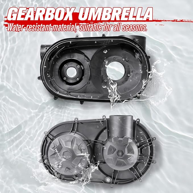 HAKA TOUGH X3 Outer & Inner Clutch Housing Cover for 2017-2022 Can Am Maverick X3 Max Accessories, Replace OEM # 420212505,720212508, 420212605