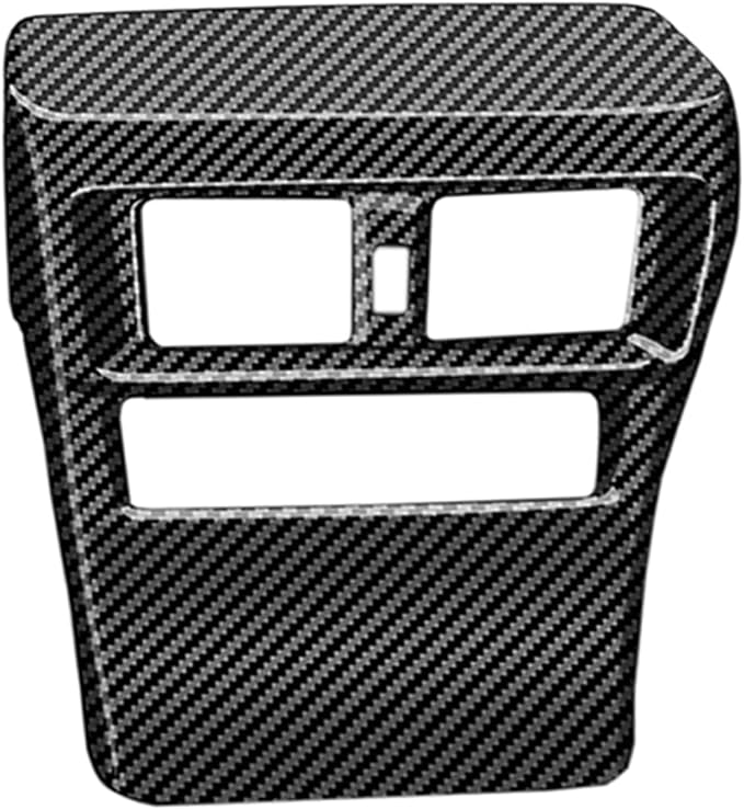 Rear Vent Decor for Toyota 4Runner 2025 2026 Interior Accessories (NOT Fit TRD Pro/TrailHuner) Anti-kick Vent Cover Center Consoles ABS Trim (Black Wood, Rear Vent Cover)