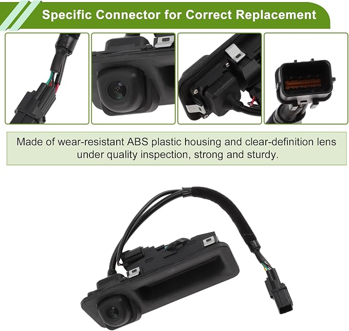 Car Park Assist Camera Rear View Backup Reverse Camera with Tailgate Handle for Hyundai Tucson TL 2022 No.95766D7100 1 Pc
