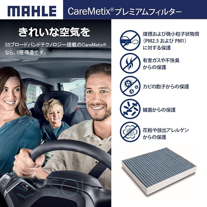 MAHLE LAO 386 Cabin Air Filter (CareMetix)