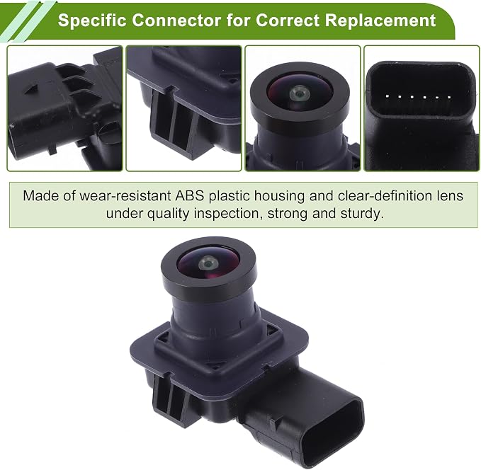No.ES7T-19G490-AE/HS7T-19G490-AE Rear View Camera for Ford Fusion 2017-2020 License Plate Park Assist Camera Backup Reverse Camera