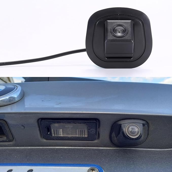 1280 * 720 Pixels 1000TV Lines car Rear View Backup Camera Replacement for BMW X5 E70 X6 E71 Bj 2011 X1 E84 325d 2012 Parking Reverse Vehicle Camera Waterproof Night Vision