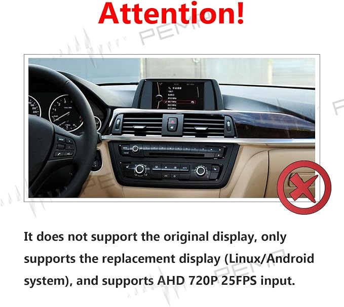 PEMP AHD Backup Camera 720P 25FPS Parking Rear View Reverse Camera for BMW F10 F30 F25 F48