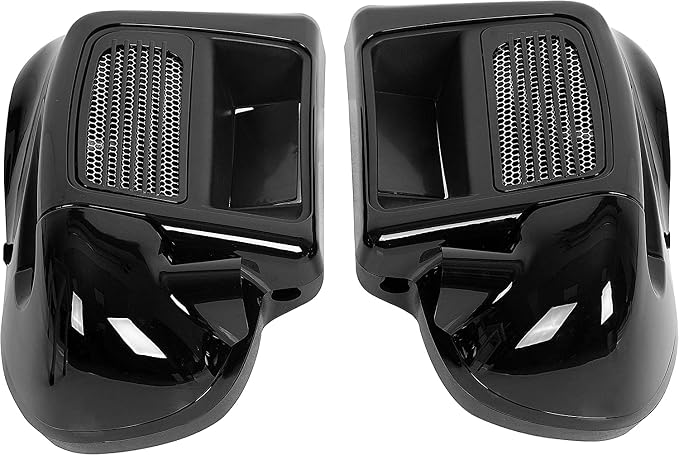 ECOTRIC Water-cooled Lower Vented Leg Fairing Compatible with 2014-UP Harley Davidson Touring Road King Road Glide Street Glide Glove Box