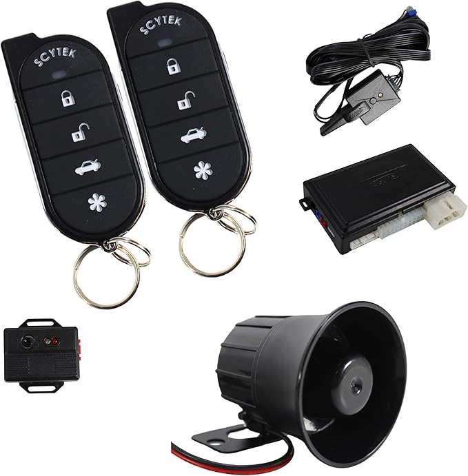A4 5 Button Remote Engine Start, Keyless Entry, Security System w/ 2 Remotes (A4 Only)