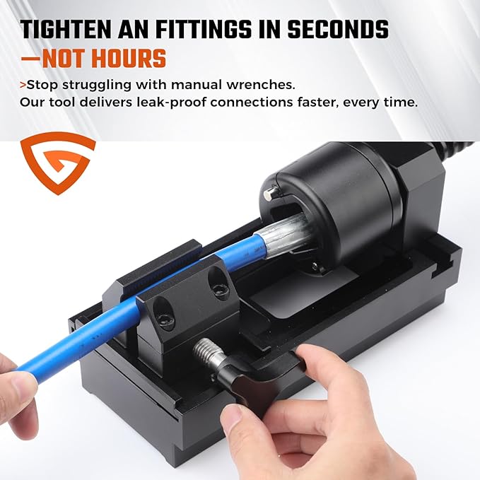 Fuel Line Fittings Installation Tool Set with 4AN 6AN 8AN 10AN 12AN Connector, Auto Hose Pipe Fuel Line Installation/Removal Tool Kit, AN Hose Fitting Connect/Disconnect Tools