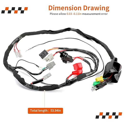High Performance Wiring Harness for Suzuki QuadSport 80 LT80 1987-2006 36610-40B20