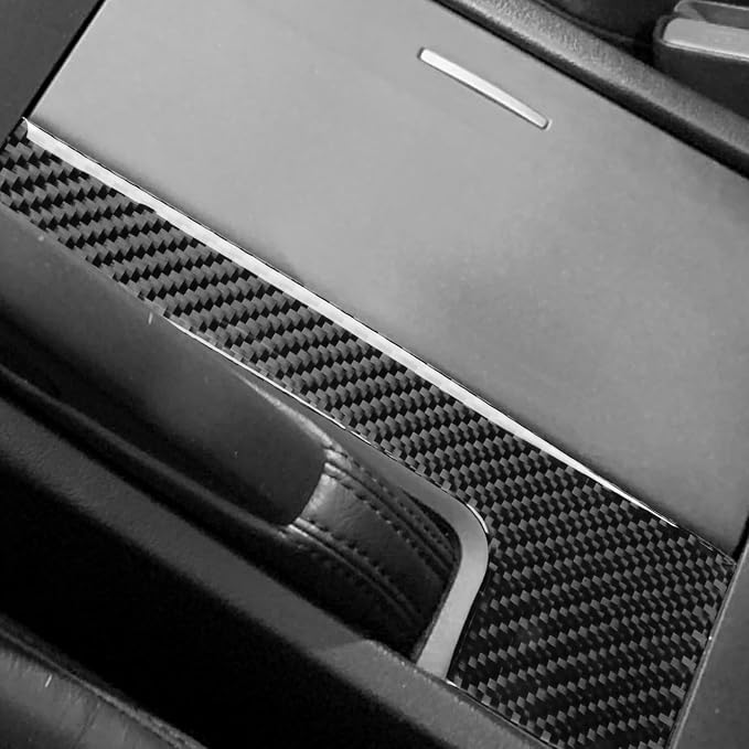 Black Soft Carbon Fiber car Interior handbrake Decoration 1/Piece Decorative Sticker Suitable for Acura TSX 09-14 Carbon Fiber car Interior