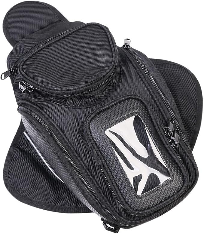 Universal Motorcycle Tank Bag Waterproof with Strong Magnetic Gas Oil Fuel Tank Bag Magnetic Motorbike Bag for Honda Yamaha Suzuki Kawasaki