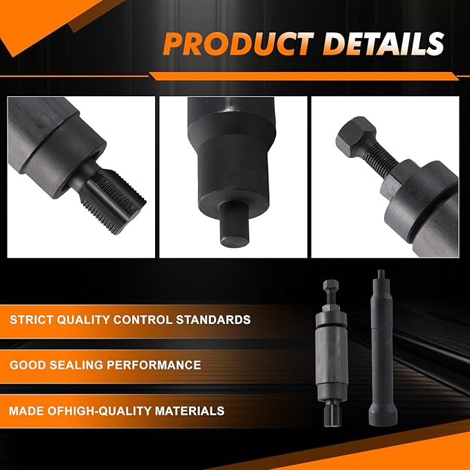 Injector Sleeve Cup Removal Tool and Install Kit AB-E721-60TK 3302 For Ford Powerstroke 6.0L 2003 2004 2005 2006 2007 2008 2009 2010