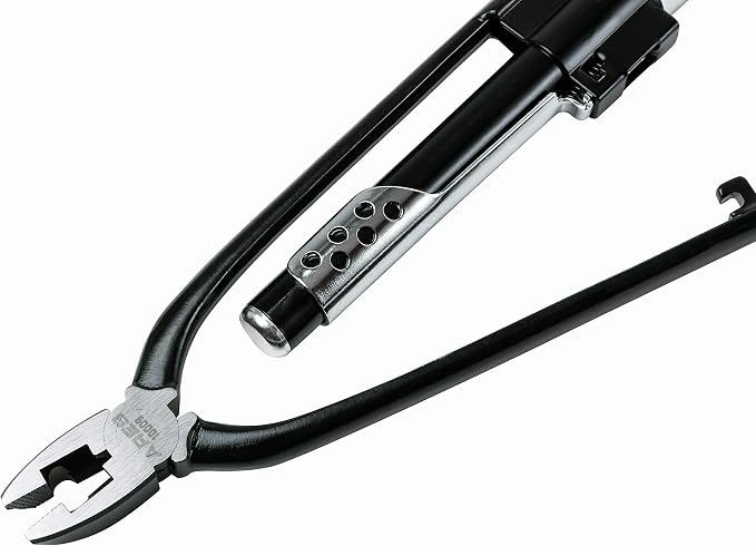 ARES 10009-6-inch Reversible Wire Twister Pliers - Auto Return - Untwist Tool can Grip, Twist, and Cut Stainless Steel Safety Wire on Vehicles, Machinery, and Aircraft