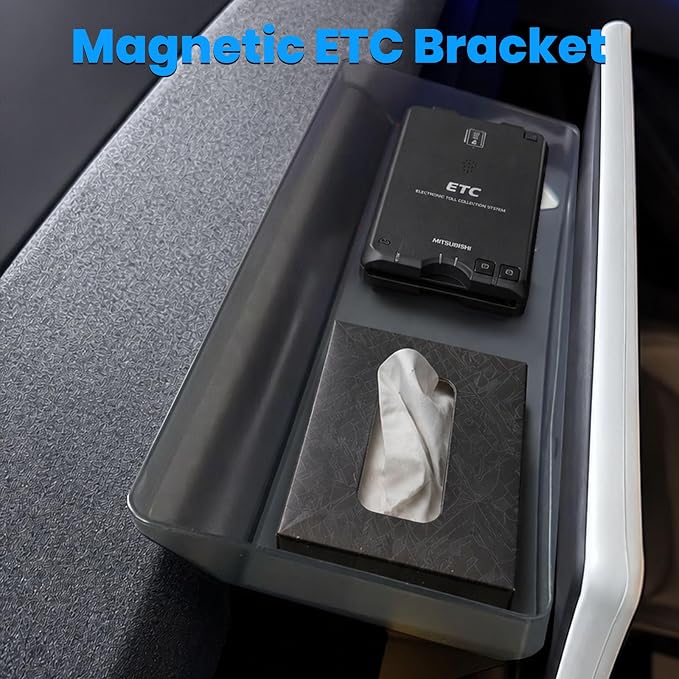 Upgrade Under Screen Storage Organizer Set for Tesla Model Y Juniper 2025-2026 Model 3 Highland 2021-2022 Center Console Organizer Upper & Lower Console