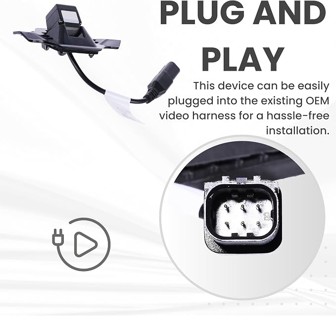 Backup Camera Replaces for 2014 Lexus is 200t / is 250 / is 300 / is 350 OE Part # 86790-53031, 86790-53030