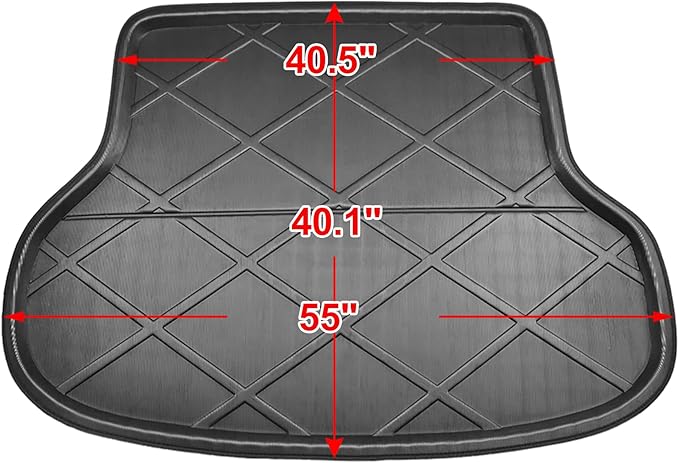 X AUTOHAUX Cargo Trunk Tray Cargo Liner Rear Cargo Trunk Floor Mat Waterproof Protector Custom for Lexus RX300 RX330 2004-2009