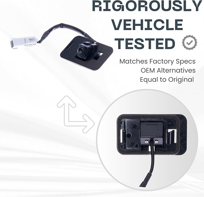 Backup Camera Replaces for Cadillac 2015 Escalade/Escalade ESV | 2016 Escalade/Escalade ESV Base, Luxury, Premium Model w/AVM | 2015 2016 GM Yukon/XL/Denali OE Part # 23405751 23135152 23324497