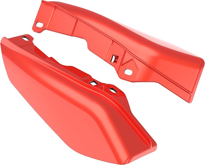 Color - Matched Mid Frame Air Deflectors Heat Shield, Perfectly Fit for Harley Touring Models 2009-2026 Candy Orange