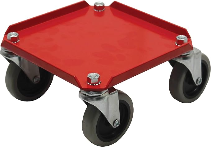 Extreme Max 5800.0228 V-Slides Snowmobile Dolly System - Steel, Red