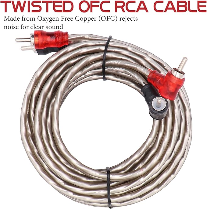 4 Gauge Amp Subwoofer Wiring Kit,Make Connections and Brings Power to Your Amplifier,Audio,Subwoofers and Speakers